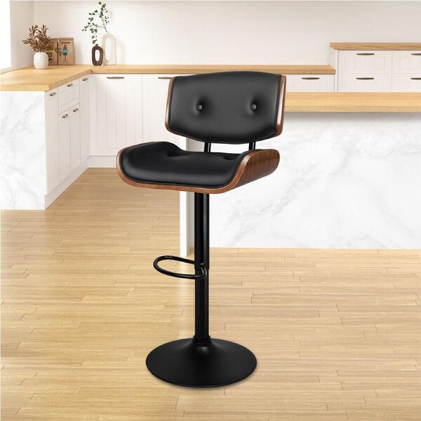 ALFORDSON Bar Stool Dining Chair All Black