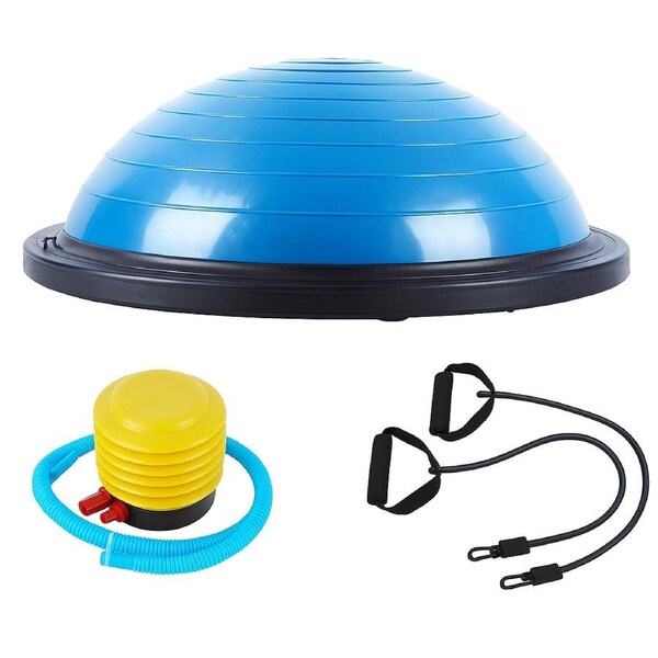 Fitness Master Yoga Wave Speed Bosu Ball Semicircular Balance Thickened Beam Blue