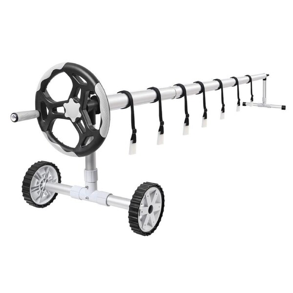 ALFORDSON 6M Pool Cover Roller Adjustable Solar Blanket Reel (Grey)