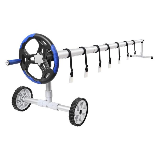 ALFORDSON 6M Pool Cover Roller Adjustable Solar Blanket Reel (Blue)