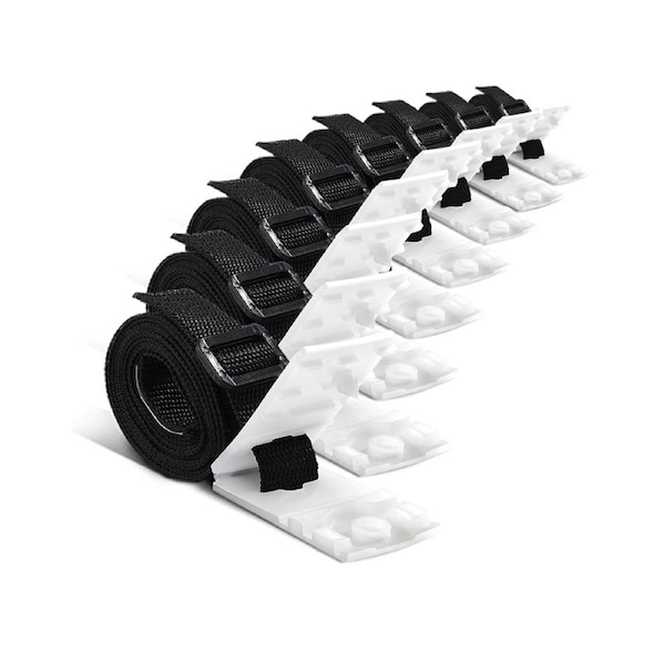 ALFORDSON Pool Cover Roller 8PCS Straps Kit - Swimming Pool Blanket Attachment