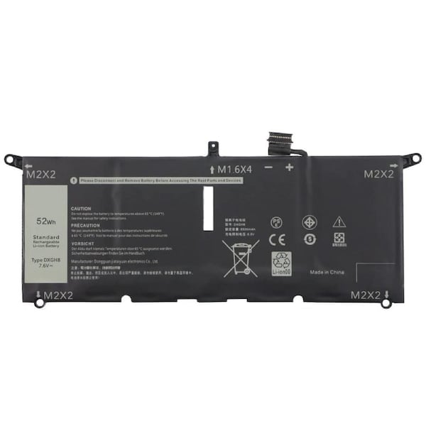 Replacement 52Wh Battery for Dell XPS 13 7390 9370 9380 9305/Inspiron 7400 7490 5391 5390/Inspiron 7390 7391 2-in-1/Latitude 3301 DXGH8
