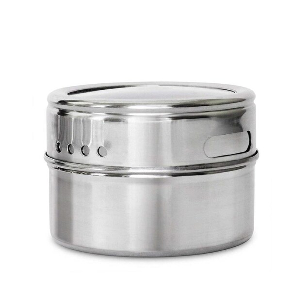 150g Magnetic Spice Jar Stainless Steel Tin - Herb Seasoning Storage Container