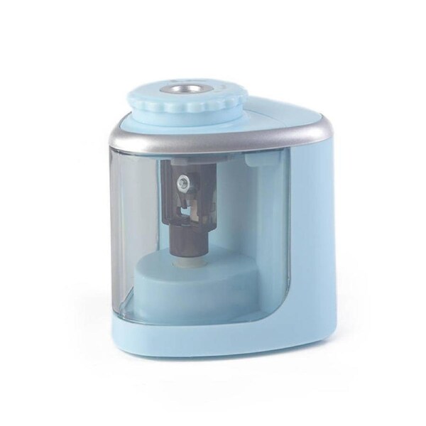 Nevenka Electric Pencil Sharpeners Portable Blade to Fast Sharpen Pencil Sharpener-Blue