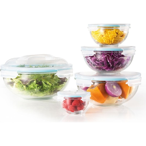 Soffritto Pure Glass Bowl Set of 5