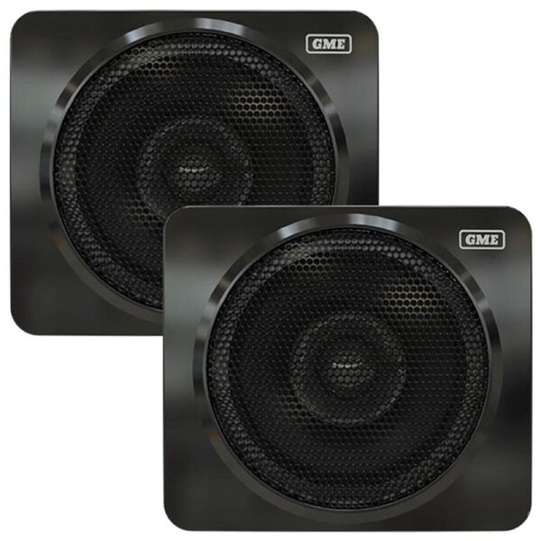 GME GS320B 60W 4" Marine Box Speakers - Black