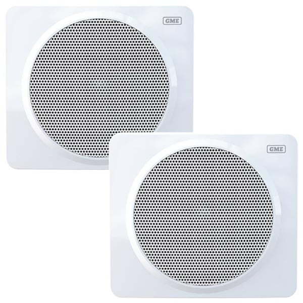 GME GS420W 80W 5" Marine Box Speakers - White