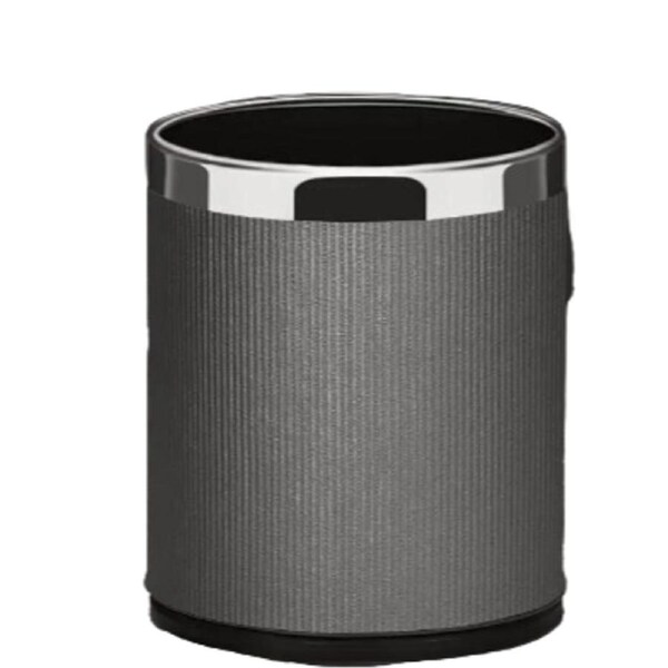 10L Bin Dark Grey with Silver Trim