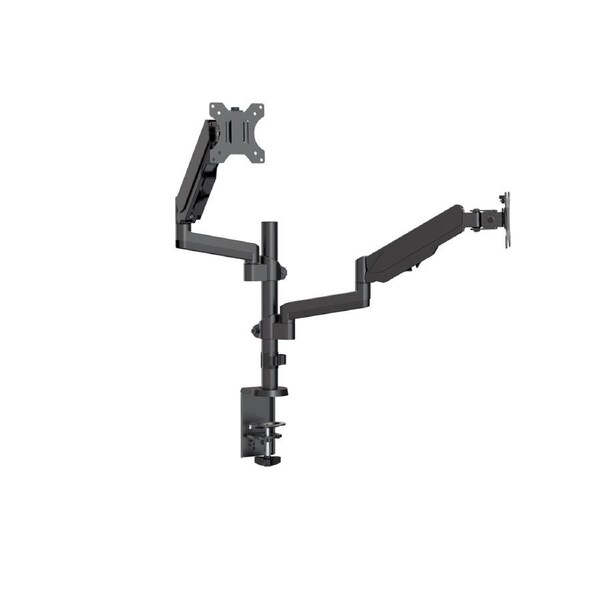 Brateck Dual Monitor Full Extension Gas Spring Dual Monitor Arm