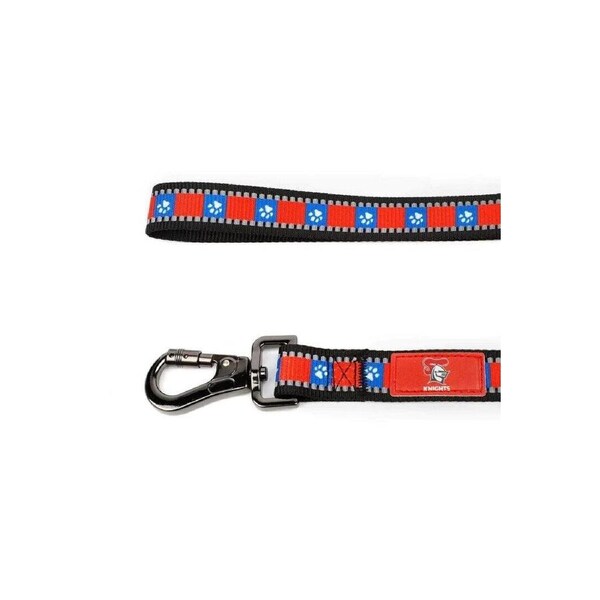 NRL Pet Lead Leash - Newcastle Knights - 120CM - Lock Clip Durable