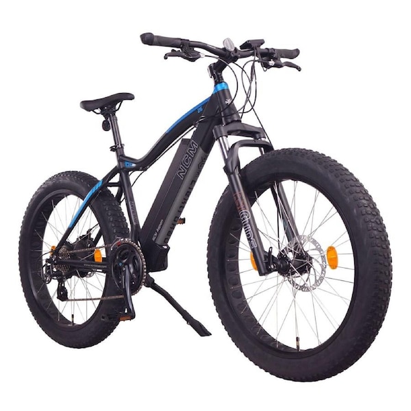 NCM Aspen Fat Electric Bike, E-Bike, 48V 13Ah 250W, E-MTB 624Wh Battery [Black 26']