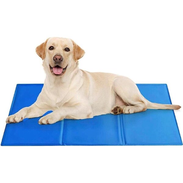 Ozoffer 60cm x 90cm Pet Basic? Dog Cooling Mat Instant Relief Non Toxic Large