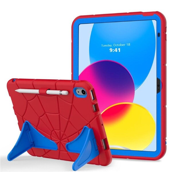StylePro, iPad 10th and 11th gen Supershell, kids case for 10.9", 2022/2025 model, red
