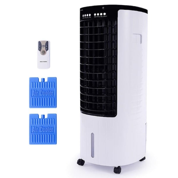 POLYCOOL 12L Evaporative Air Cooler Portable Home Fan, Purifier, Humidifier, Ioniser, Remote Control
