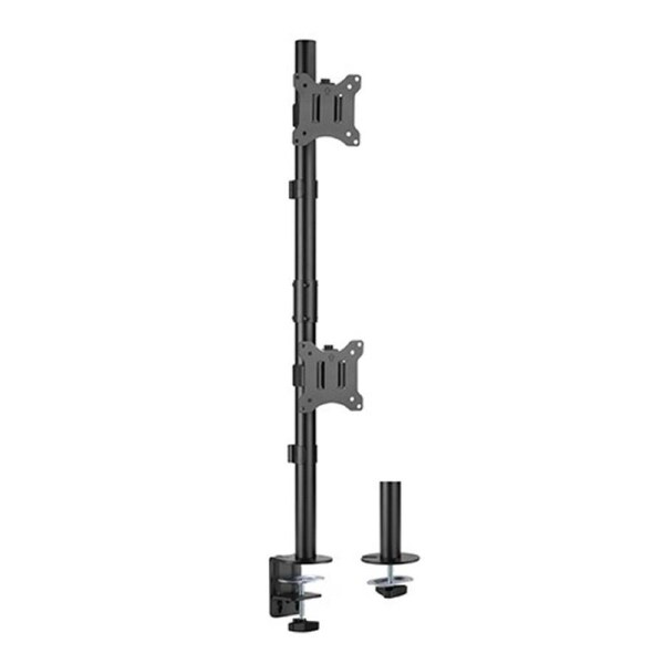 Brateck Vertical Pole Mount Dual-Screen Monitor Mount - Black
