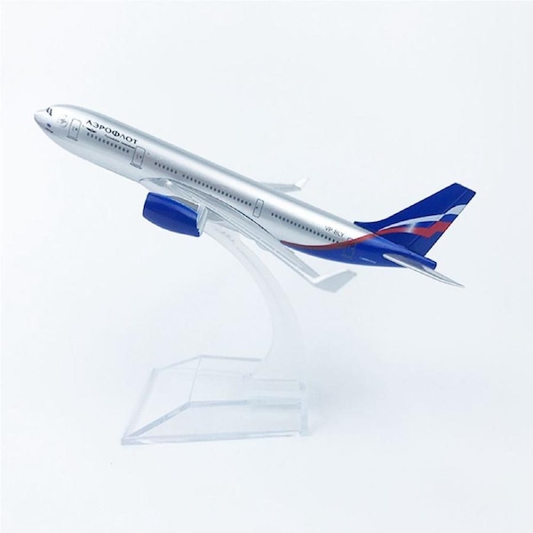 Only 1 AIR Russian Airlines A330 aircraft model gift collection 1:400 16cm