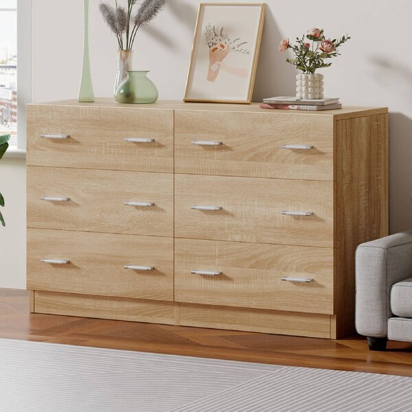 6 Chest of Drawers ALFORDSON Hamptons Storage Dresser Wood