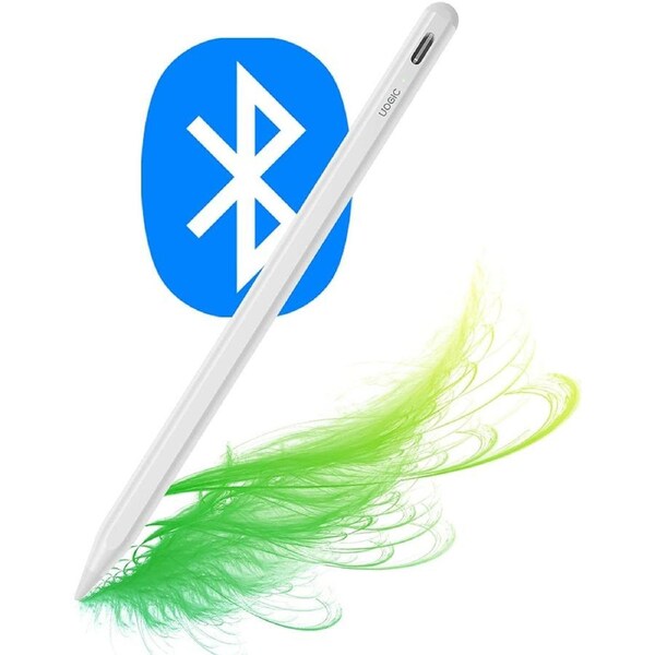 Active Stylus for Apple iPad, Stylus Pens for Touch Screens,Magnetic Rechargeable Fine Point Stylist Compatible Apple iPad for Handwriting/Drawing