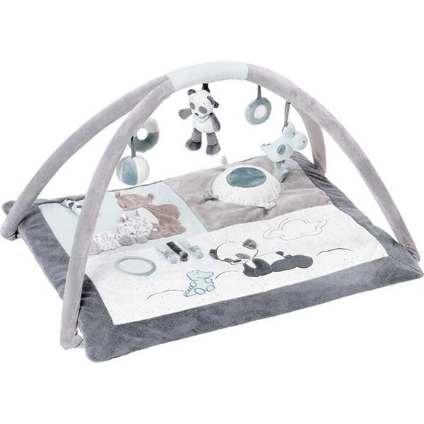 Nattou Loulou Lea & Hippolyte Playmat/Activity Gym w/ Arches Baby 0m+ 70x90cm