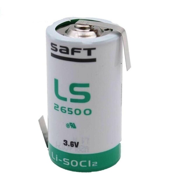 3.6V C Size Lithium Battery 7700mAh Saft LS26500 R14 Li-SOCl2