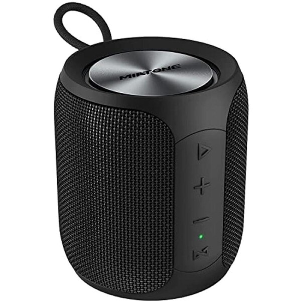 Portable Bluetooth Speaker, Wireless IPX7 Waterproof Outdoor Speaker with Subwoofer, 16W Louder Volume, Longer Playtime, Bluetooth 5.0, Dual Pairing, Portable Speaker for Party Beach Camping, Black