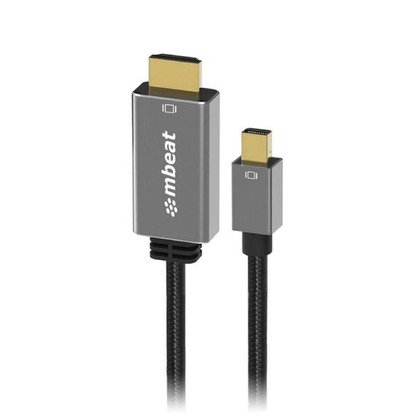 mbeat Tough Link 1.8m Mini DisplayPort to HDMI Cable - Space Grey [MB-XCB-MNDHDM18]