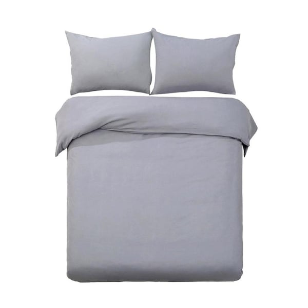 Quilt Cover Set Pillowcase Set - Grey