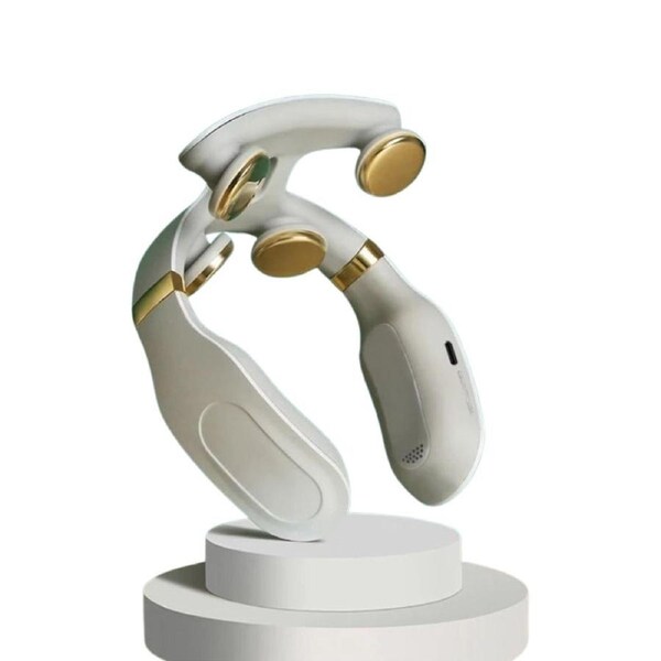 Smart 4D Cervical Shoulder Neck Massager With Heating TFN Pulse