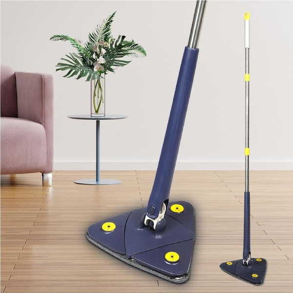 Cleanflo Spin Mop with 5 Heads - Navy