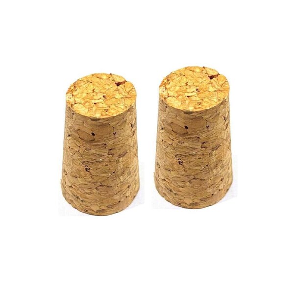 Tapered Cork Stoppers Wine Bottle Lid Cap Stopper - 6pcs