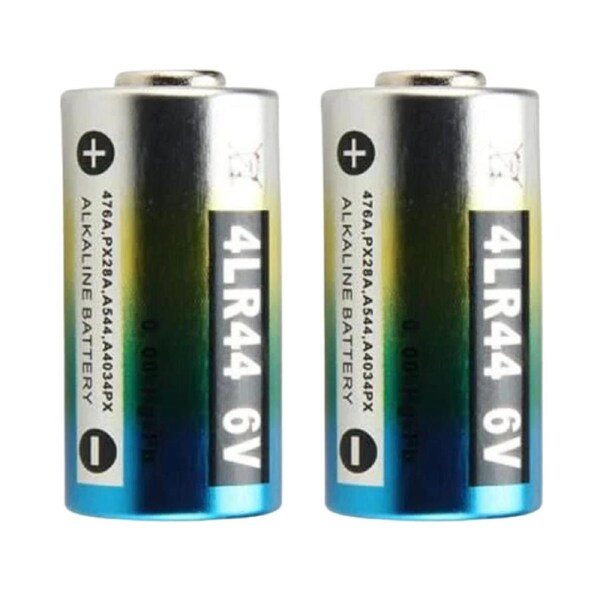 [2 Pack] 4LR44 6V Battery citronella bark dog collar L1325 PX28A 28A A544 V34PX 476A