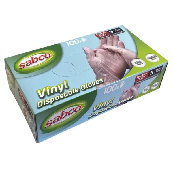 Disposable Gloves Sabco 100 Pack Medium