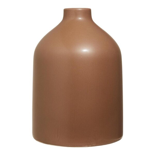 Home Beautiful Stone Vase 19X25cm - Caramel - Medium