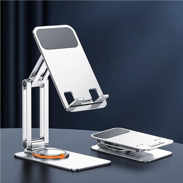 Aluminum Alloy Rotary Phone Bracket Folding Desktop Lazy Portable Tablet Bracket