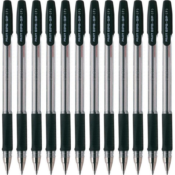 Pilot BPS-GP Ballpoint Pen Fine 0.7mm Black Box 12