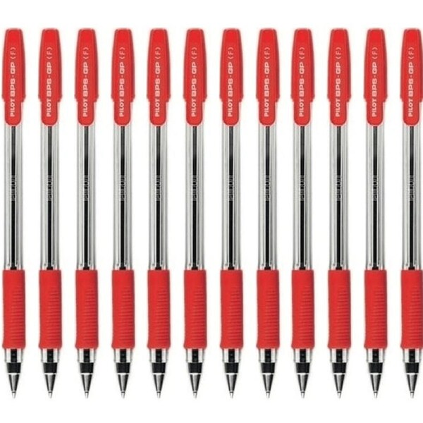 Pilot BPS-GP Ballpoint Pen Fine 0.7mm Red Box 12