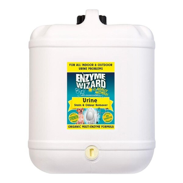 Enzyme Wizard Urine Stain & Odour Remover Tile/Grout Cleaner Indoor/Outdoor 20L