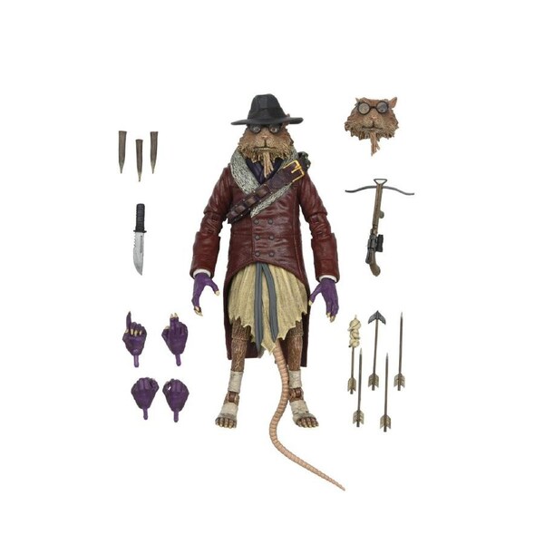 Ultimate Splinter as Van Helsing - 7" Action Figurine - Teenage Mutant Ninja Turtles X Universal Monsters - NECA Collectibles