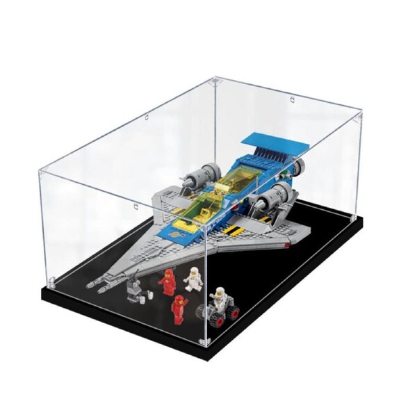 Acrylic Display Case for LEGO 10497 ICONS Galaxy Explorer Figure Storage Box Dust Proof Glue Free