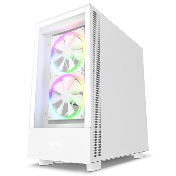NZXT H5 Elite Edition Mid-Tower ATX Case - Matte White [CC-H51EW-01]