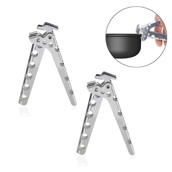 Nevenka 2Pack Portable Camping Pot Grip Pan Handler