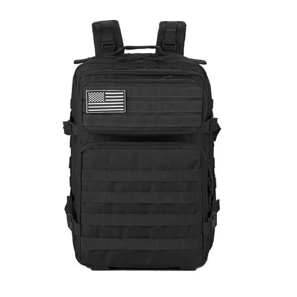 Nevenka 45L Military Tactical Backpacks for Camping Hiking-Black