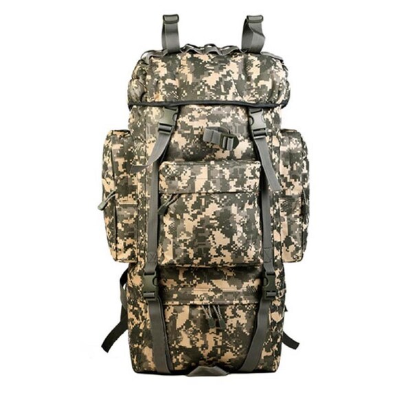 Nevenka 65L Extra Large Camping Waterproof Backpack For Men-AcuCamo