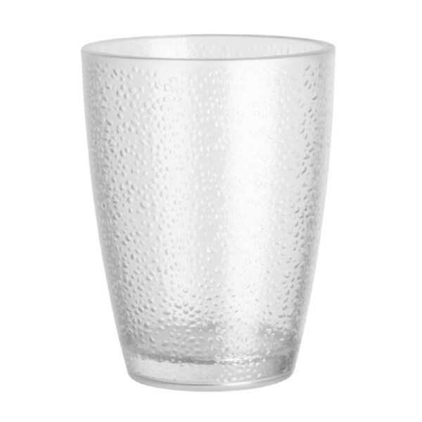 Olympia Kristallon Polycarbonate Pebbled Tumbler - 275ml 9.75oz Clear (Box 6)