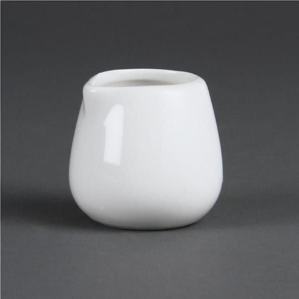 Olympia Whiteware Cream/Milk Jug - 8oz (Box 12)