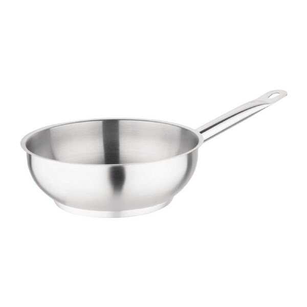 Vogue Flared Saute Pan St/St - 200mm 1 3/4Ltr 61fl oz
