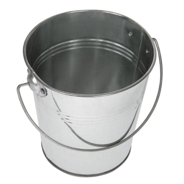 Olympia Round Galvanised Bucket - 130(H)x130(W)mm