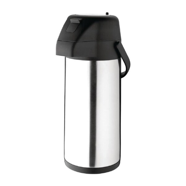 Olympia Pump Action Airpot Stainless Steel Push Button 3 Litre