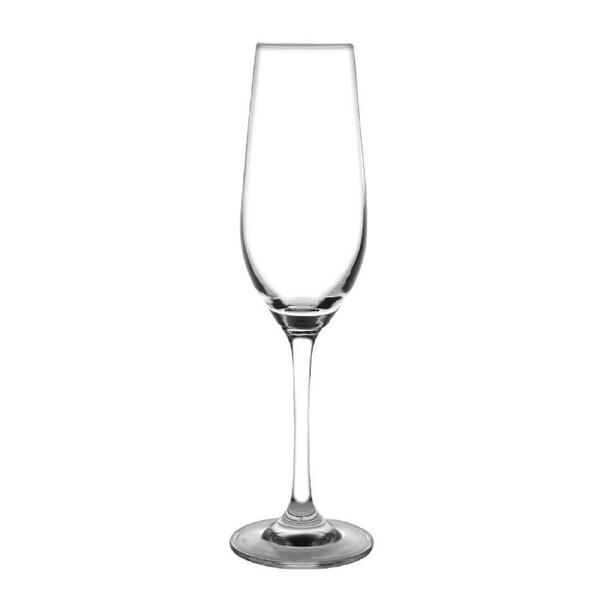Olympia Crystal Chime Flute Glass - 225ml 8oz (7.5USoz) (Box 6)