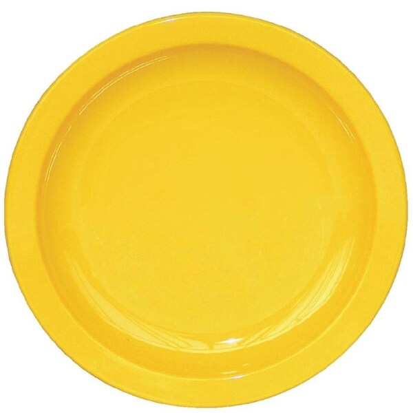 Olympia Kristallon Polycarbonate Plate Yellow - 172mm 6 3/4" (Box 12)
